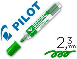 Rotulador pizarra blanca Pilot V Board Master punta redonda tinta líquida verde